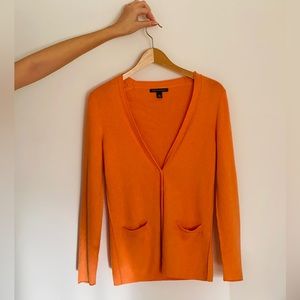Orange Cardigan